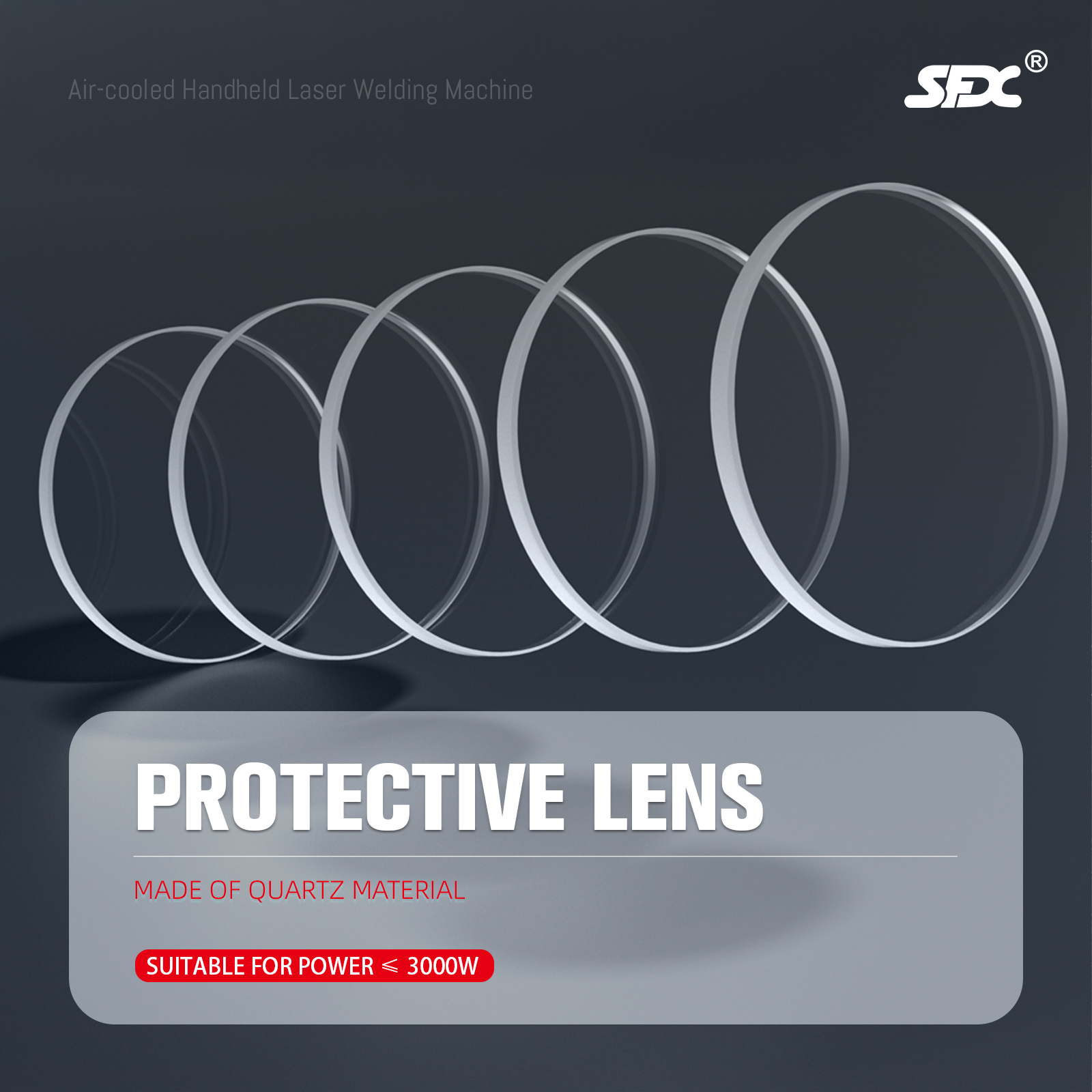 SFX Air Cooled Handheld Laser Welding Machine Protective Lens